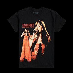 Taylor Swift Eras Tour Youth M Black Short Sleeve Tshirt - Official Tour Merch